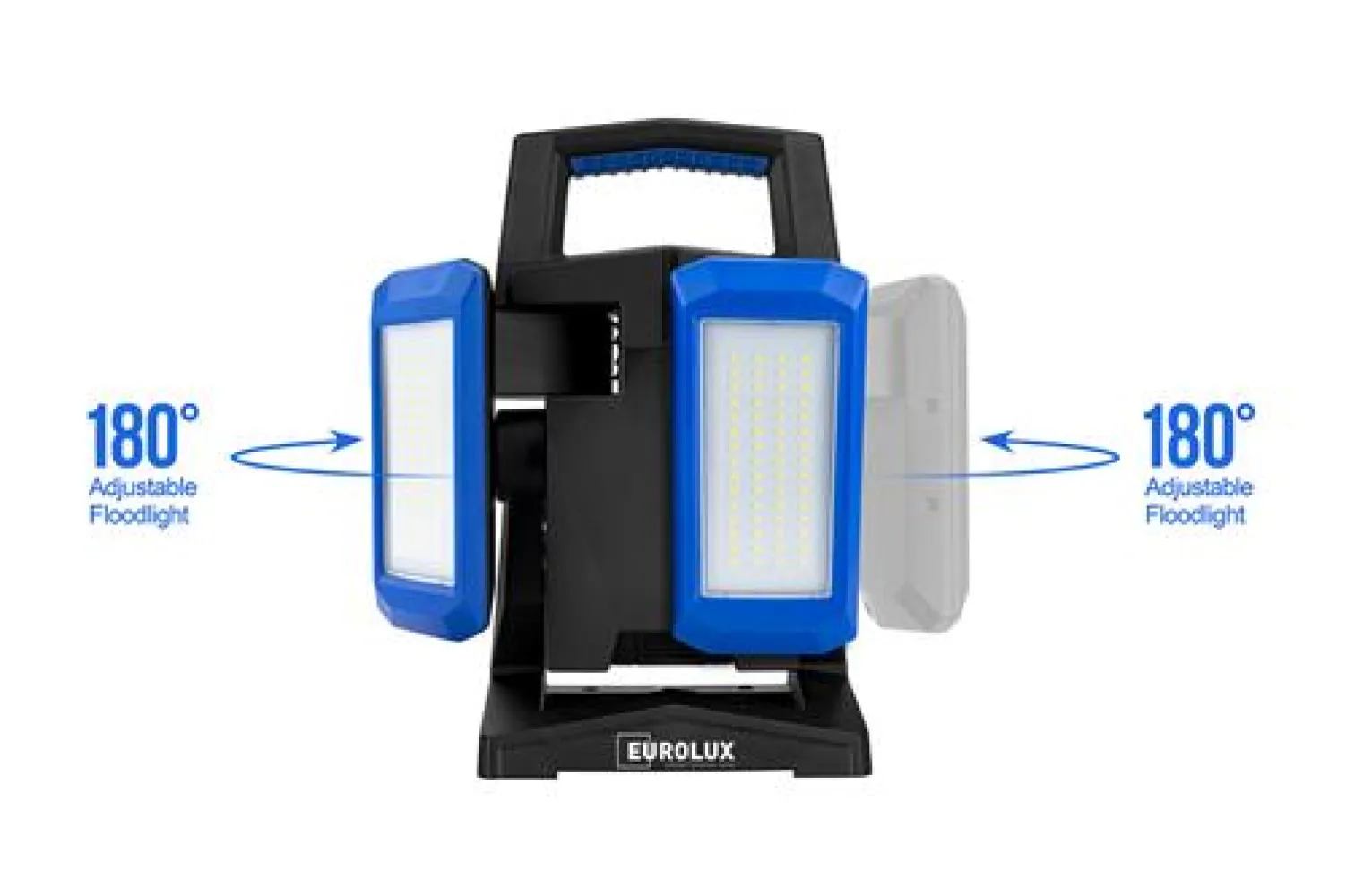 LED Accu Bouwlamp Twin-Spot 4500
