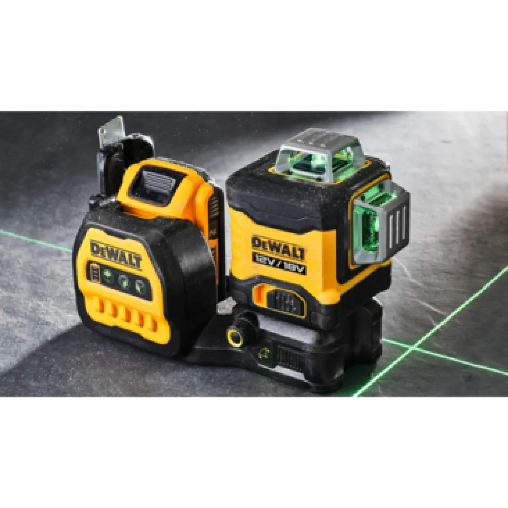 DeWalt DCE089NG18-XJ 12V/18V Multivolt groene 3x 360° lijnlaser zonder accu