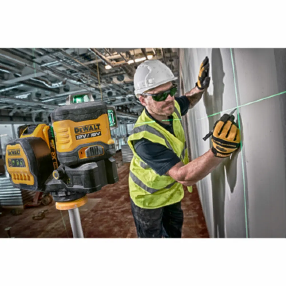 DeWalt DCE089NG18-XJ 12V/18V Multivolt groene 3x 360° lijnlaser zonder accu