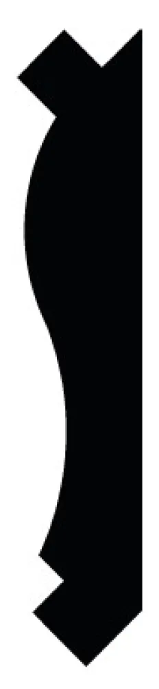 Elephant Meranti gootlijst 28x145 mm – 60 mu wit gegrond – L=4600 mm