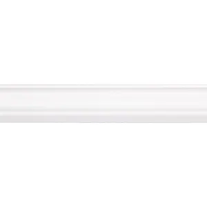 Decorlijst grenen gelakt wit 9x29 mm L=2700 mm