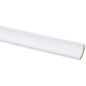 Hollat MDF folie wit 22x22 mm L=2600 mm