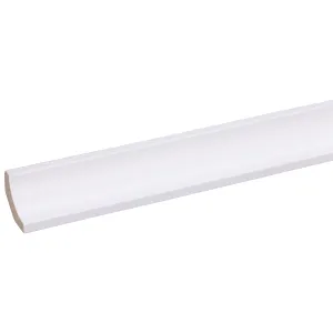 Hollat MDF folie wit 22x22 mm L=2600 mm