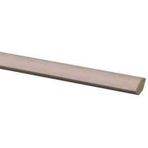 Kwartronde lat grenen 22x22 mm L=2700 mm