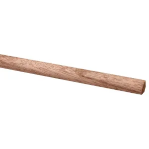 Kwartronde lat hardhout 13x13 mm L=2700 mm