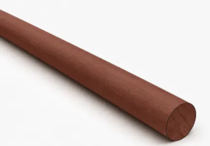 Hardhout ronde stok Ø45 mm L=4900 mm