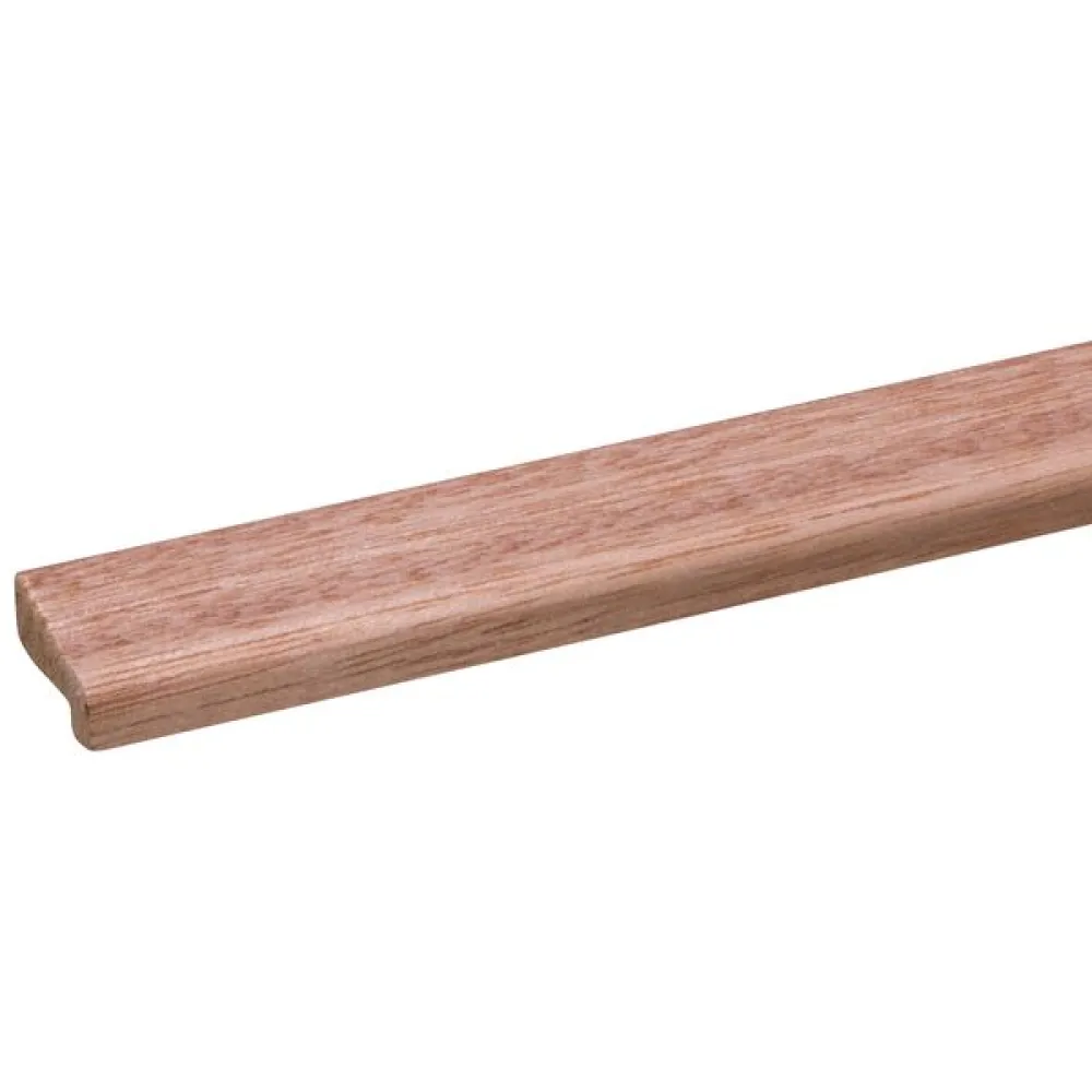 Glaslat met neus hardhout 14x23 mm L=2700 mm