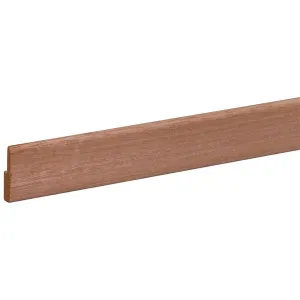 Glaslat hardhout DH12 9x32 mm L=2700 mm