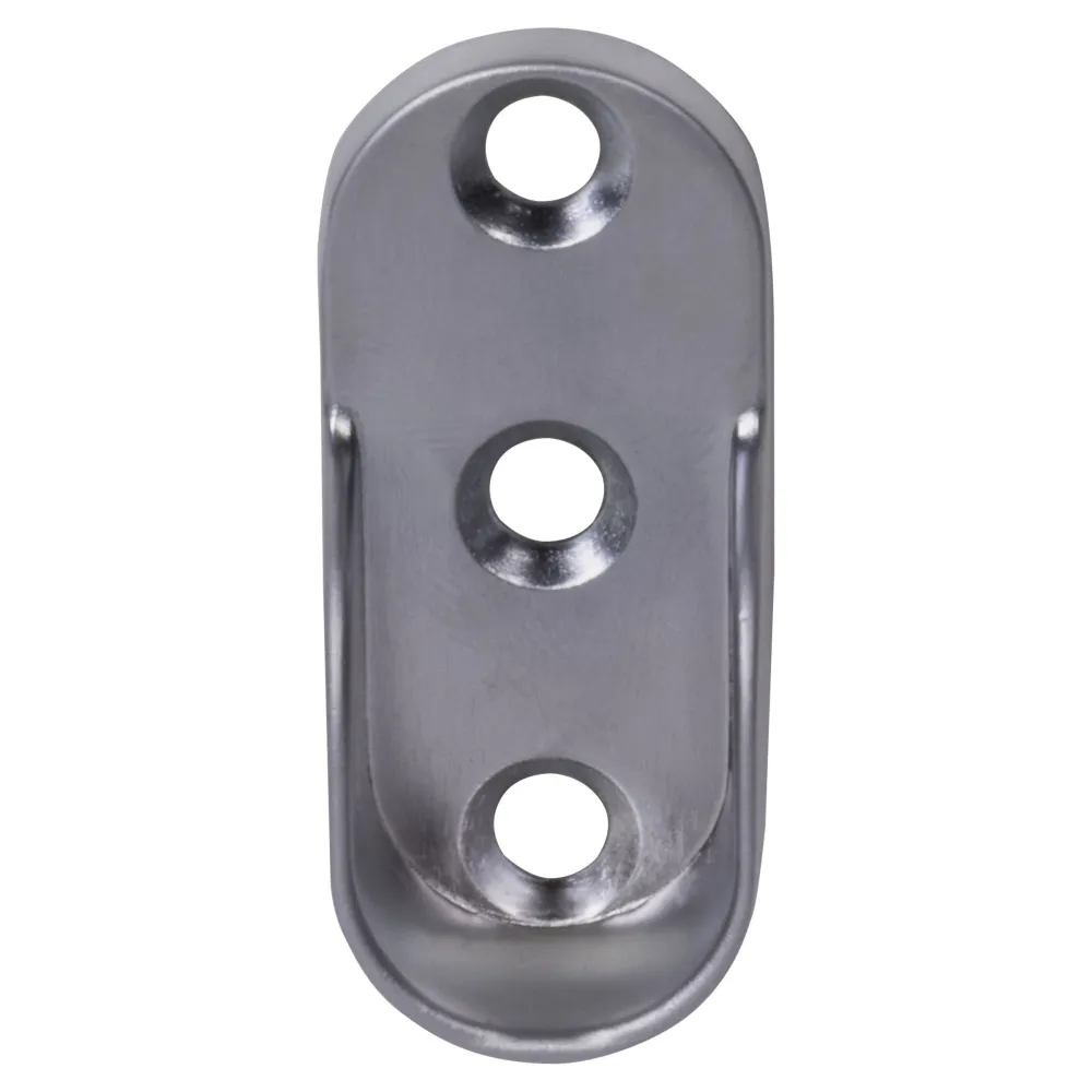 Garderobestangdrager aluminium 2 stuks