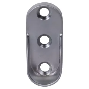 Garderobestangdrager aluminium 2 stuks