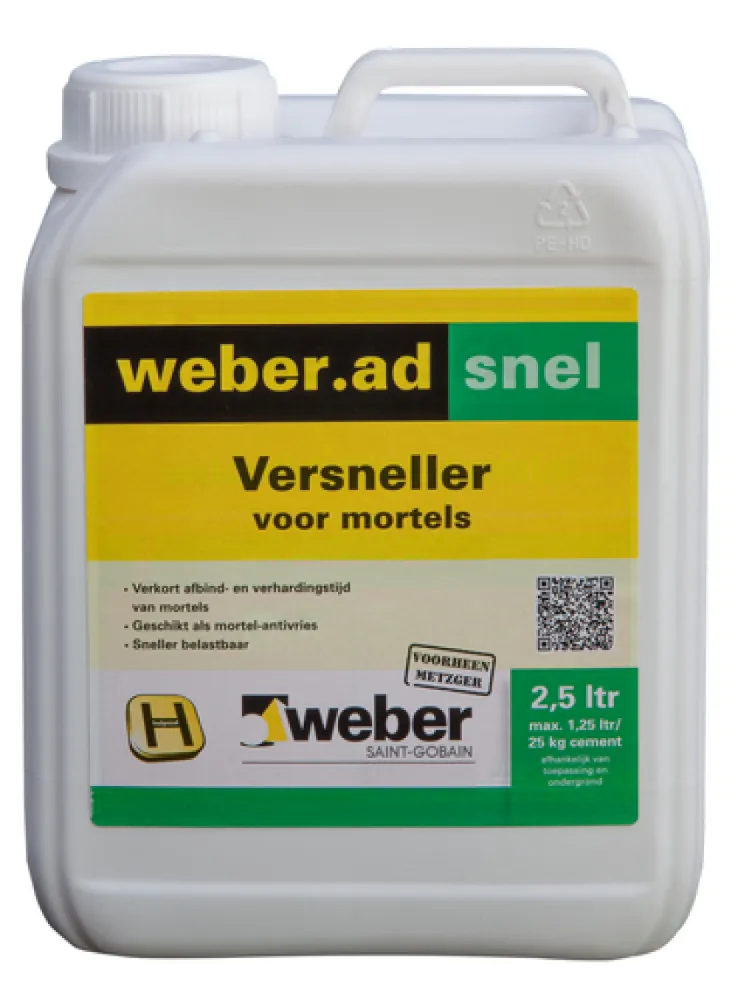 Weber Ad Snel Versneller – 2,5 liter