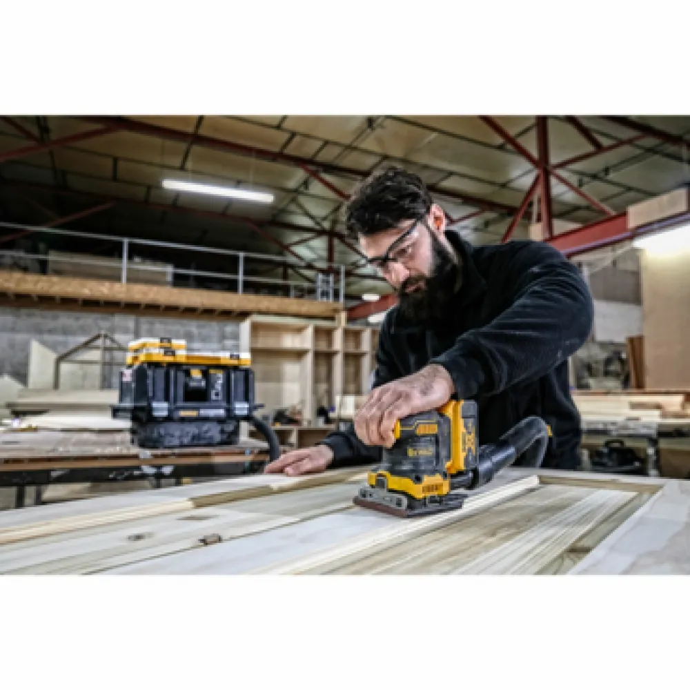 DeWalt DCW200NT-XJ vlakschuurmachine 18V 115 mm
