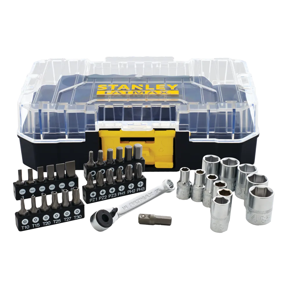 Stanley FatMax PRO-STACK doppenset 1/4" 37-delig