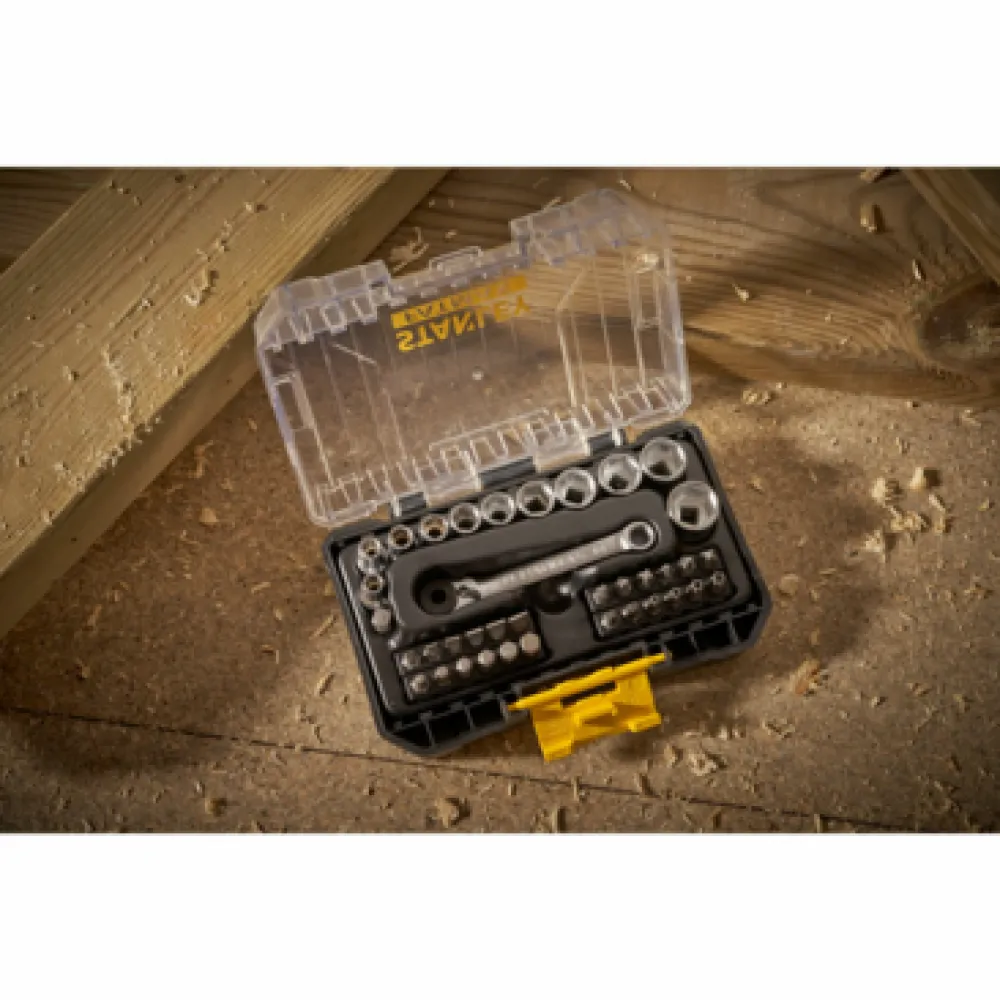 Stanley FatMax PRO-STACK doppenset 1/4" 37-delig