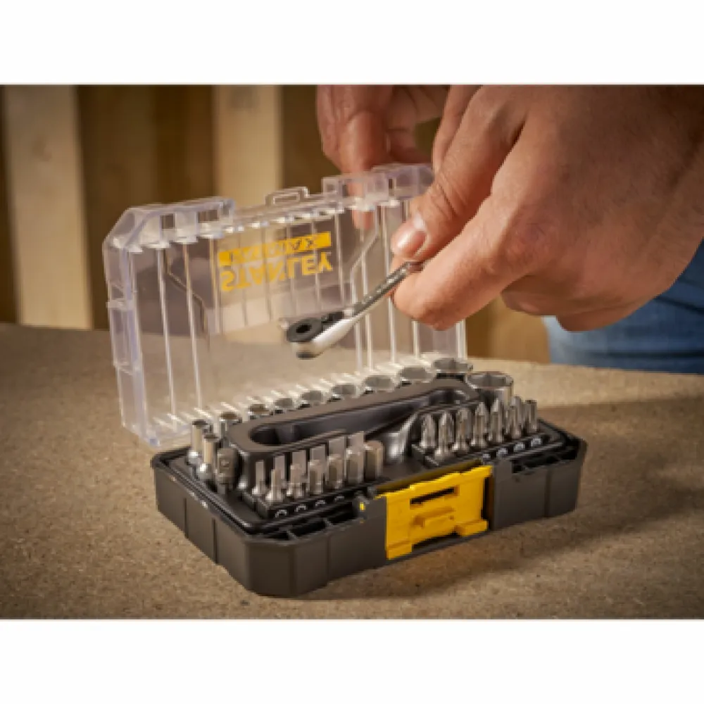 Stanley FatMax PRO-STACK doppenset 1/4" 37-delig