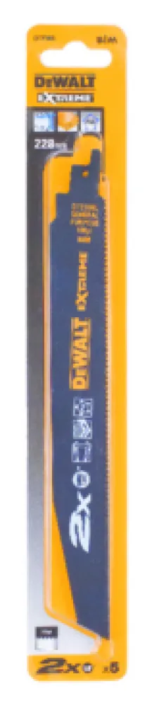 BiM reciprozaagblad universeel 228 mm extra dik 5 stuks