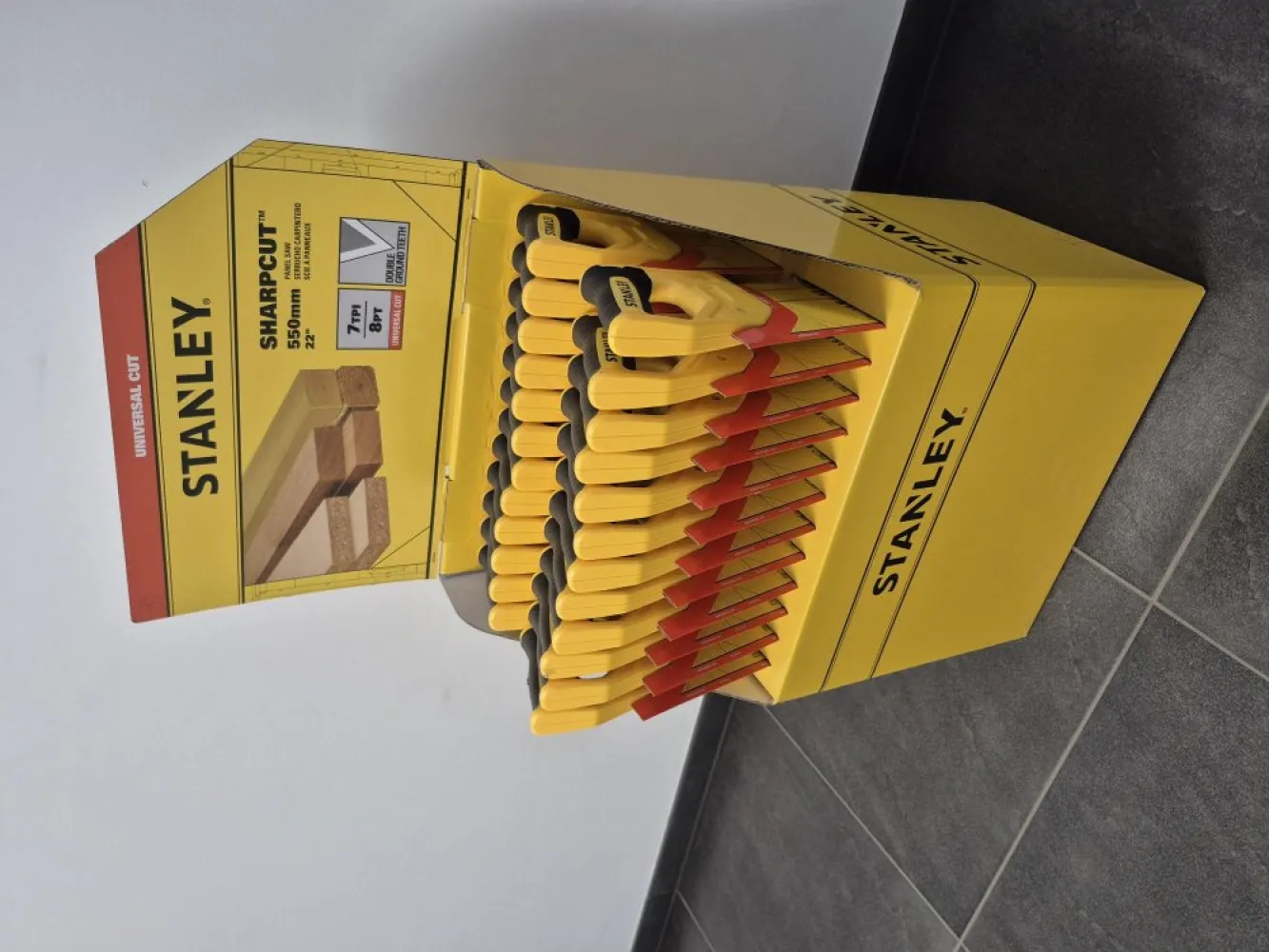 Stanley STHT20368-1 SharpCut universele handzaag 550 mm 7 TPI