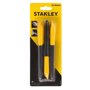 Stanley 0-10-151 afbreekmes 18 mm 3-pack